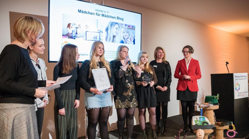 Preisverleihung Engagementpreis NRW 2019