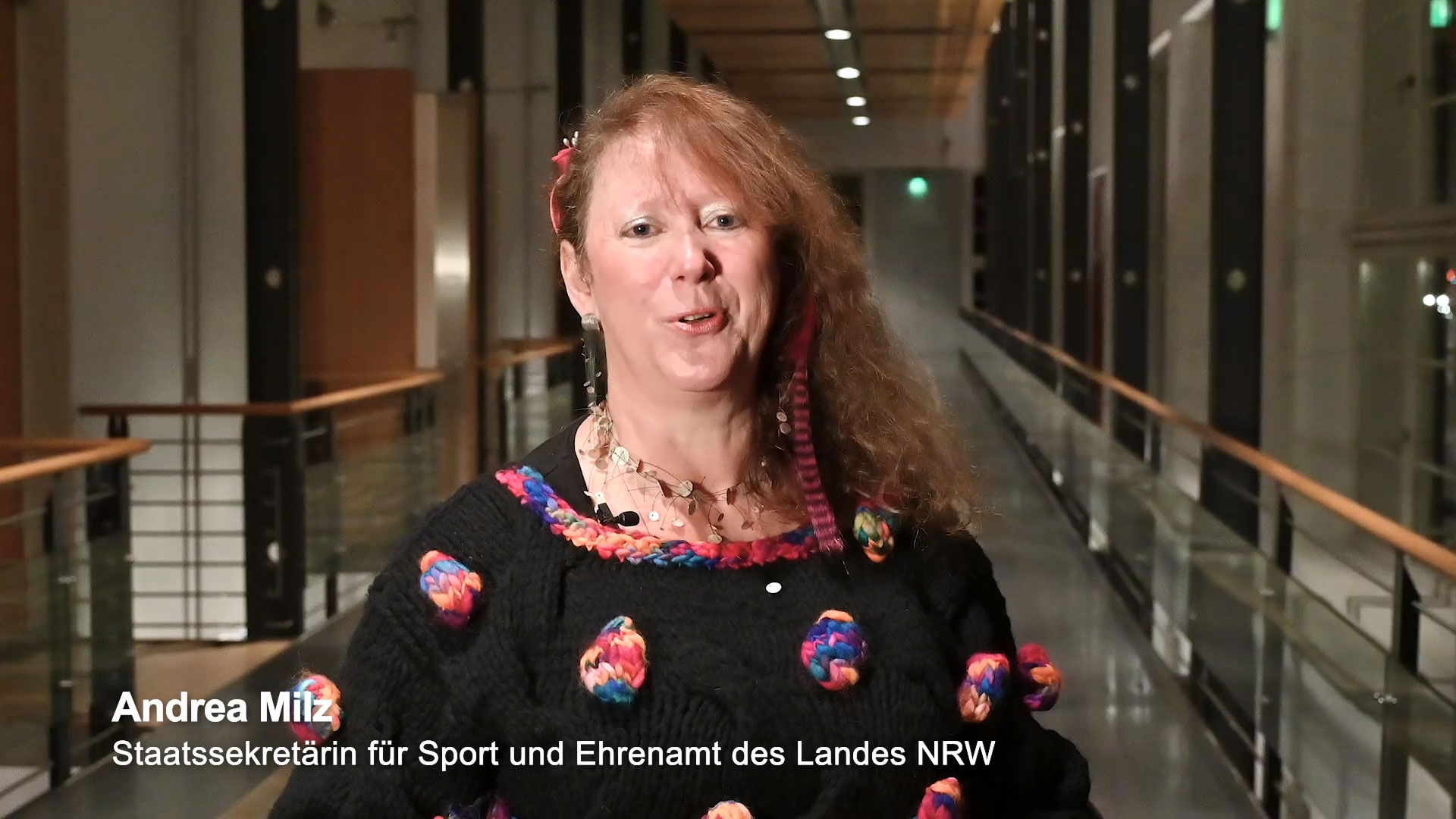 Andrea Milz, Staatssekretärin für Sport und Ehrenamt des Landes Nordrhein-Westfalen