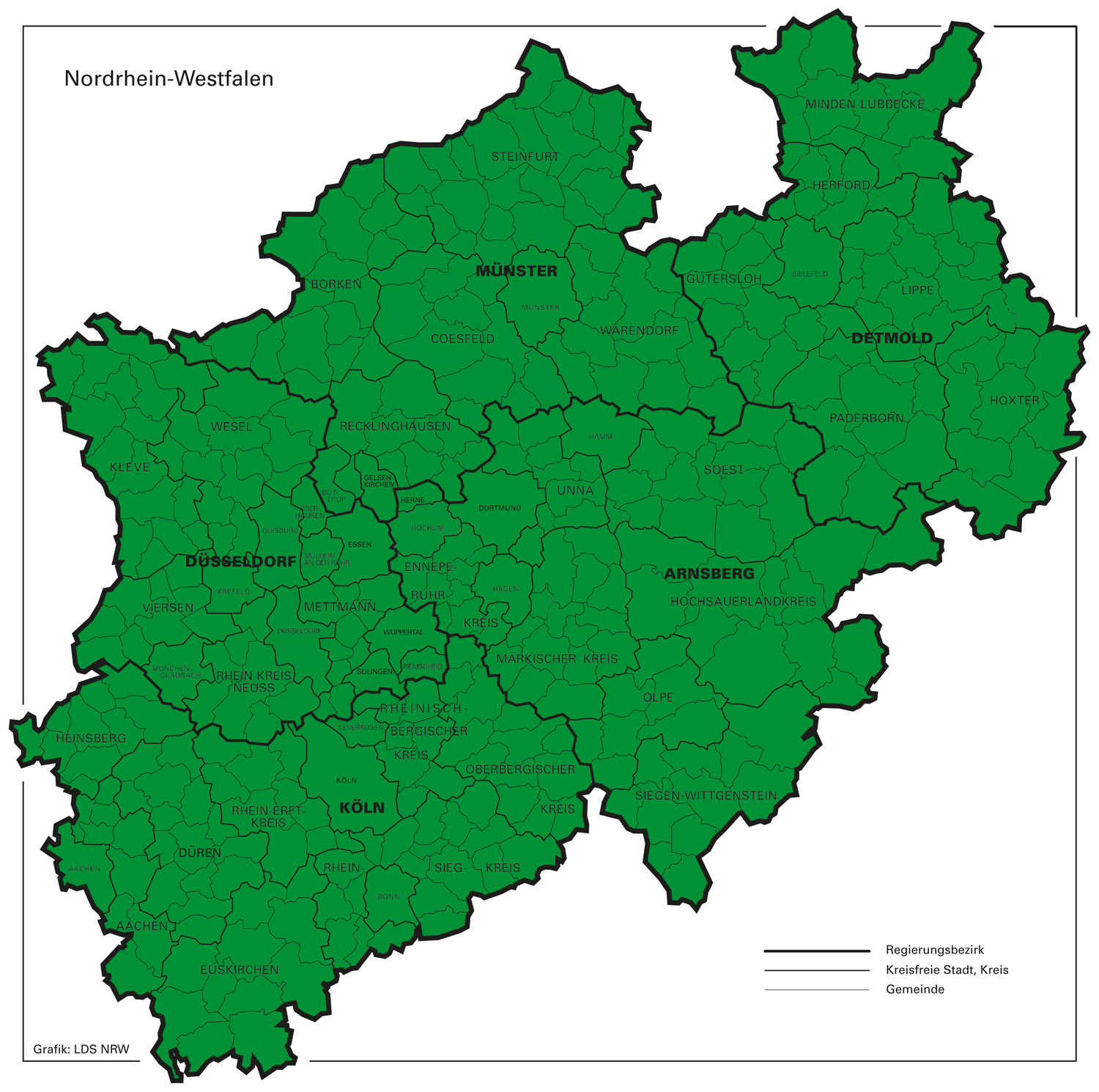 NRW-Karte: Förderprogramm 2000 x 1000 Euro für das Engagement