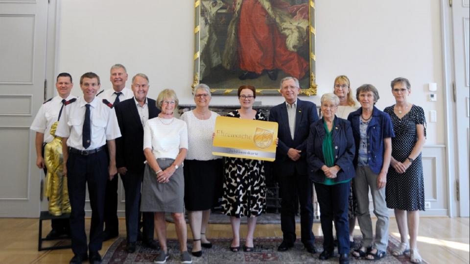 Verleihung der ersten Jubiläums-Ehrenamtskarten NRW in Bonn