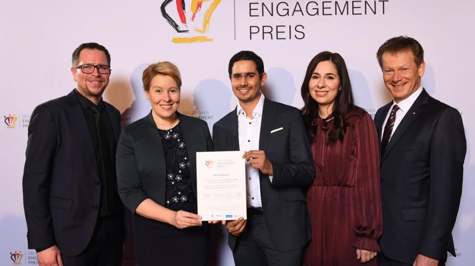 Deutscher Engagementpreis 2018 an 180 Grad Wende