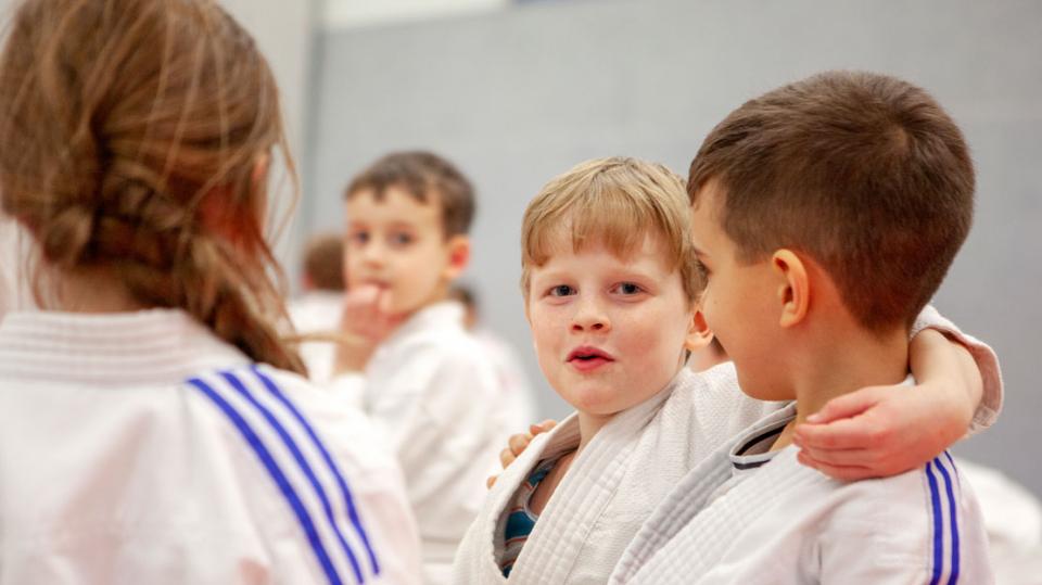 Judo Hilden: Kinder beim Training