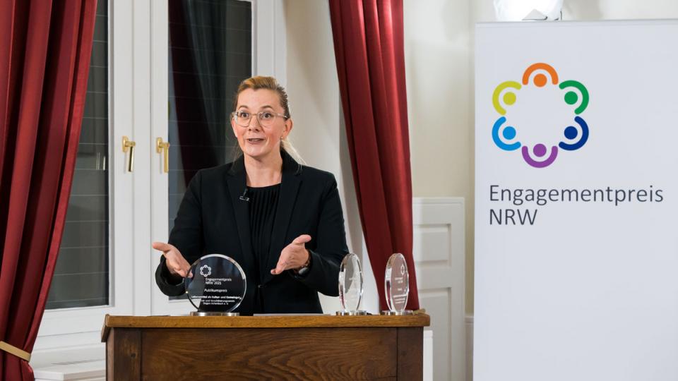 Preisverleihung Engagementpreis NRW 2021