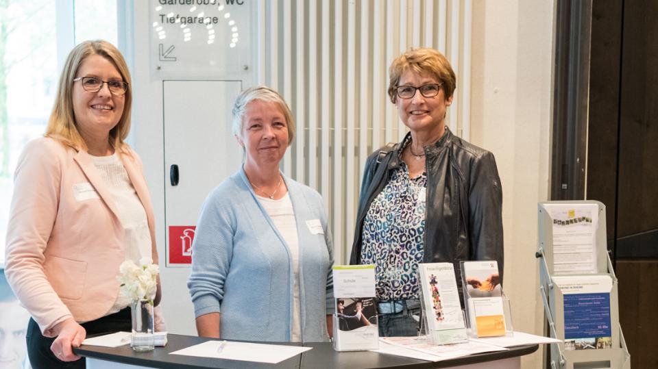 Ein Team der Stadt Rheine informierte über ihre lokalen Angebote der Engagementförderung.