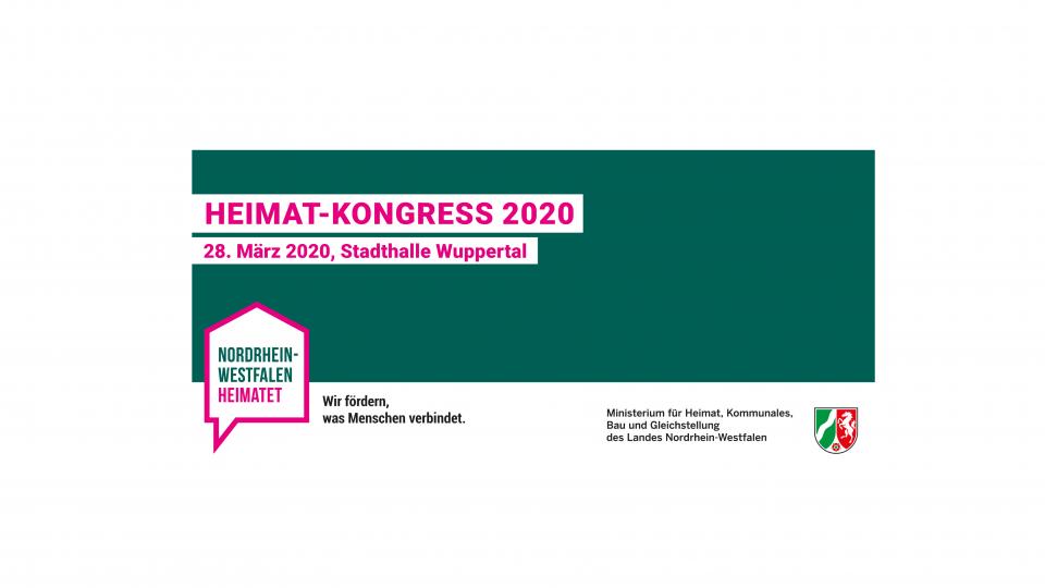 Heimat-Kongress 2020, 28. März Stadthalle Wuppertal