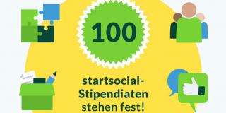 100 startsocial-Stipendiaten stehen fest!