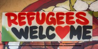 Graffiti: Refugees Welcome
